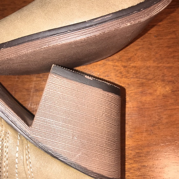 Charming Charlie Zip-up Boots, Light Brown, Women’s Sz 8, NWT! - Picture 12 of 14